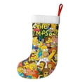 thumbnail image 2 of Simpsons Christmas Stocking Xmas Decorative Sock Double-Sided Print Hanging Gift Sock For Party & Tree Decoration 1pcs, 2 of 8
