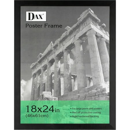- DAX Black Solid Wood Poster Frames w/Plastic Window, Wide Profile, 16 x 20