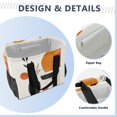 thumbnail image 4 of FORMRS Tote Bag for Women Large Capacity Canvas Travel Foldable Carry On Shopping Handbag, White Abstract Shapes, 4 of 8