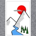 thumbnail image 3 of CafePress - Minimal Mountains Sweatshirt - Pullover Hoodie, Classic & Comfortable Hooded Sweatshirt, 3 of 4