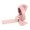 Pink, variant on Daznico Waffle Knit Pom Pom Beanie and Ribbed Knit Long Scarf 2 Piece Set Lined Thermal Winter Accessories for Ladies Daily Outdoor Activities in Cold Weather