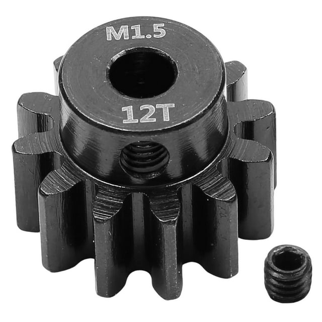 MERIGLARE Pignon de Direction Pièce de Rechange 5.0mm Installation Simple Robuste Accessoire Professionnel 12T