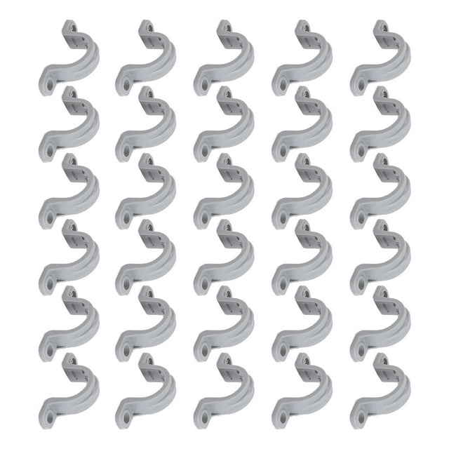 Correa de conducta, Abrazadera de tubería 30pcs 2 Agujeros resistente a la erosión resistente para cables