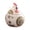 Green, variant on Ceramic Salt Cellar with Lid and Spoon,14 OZ Large Chicken Salt Jar,Salt Holder for Counter,Coffee,Sugar,Spices and Candies,Salt Containers for Countertop