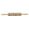 thumbnail image 3 of 3Pcs Embossing Rolling Pin Baking Biscuit Roller w/ Pattern Gloria Rodillo de madera de Pascua, 3 of 9