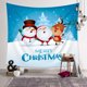 thumbnail image 1 of Tapiz de pared Dormitorio Sala de estar Accesorios Poliéster Tapiz de Navidad Árbol de Navidad Sombrero de Navidad Tapiz para sala de estar Dormitorio Decoración para el hogar Sailing Electrónica, 1 of 6