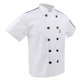 thumbnail image 1 of 2x Capa del cocinero cortas, de manga las Colco chaqueta de chef para hombres mujeres, 1 of 8