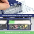 thumbnail image 3 of Stackable Drawer Organizer, Separate Module Sorting Multifunctional Plastic Drawer Organizer  for Screw, 3 of 7