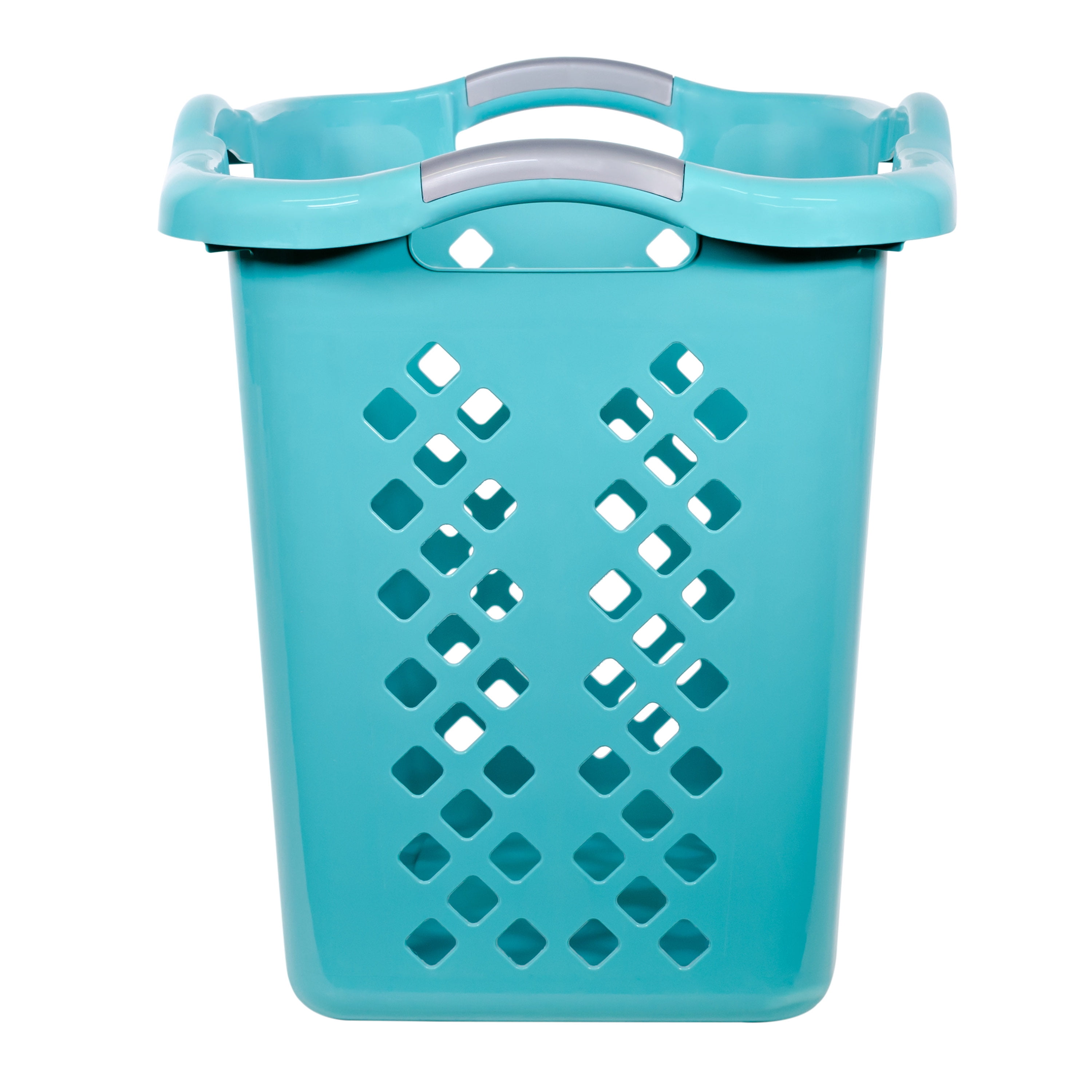 Buy Home Logic 2 Bushel Lamper Laundry Basket with Silver Handles, Teal