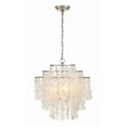 thumbnail image 3 of BRI-3008-SA Crystorama Lighting Brielle - Four Light Chandelier-Antique Silver Finish    -Traditional Installation, 3 of 17