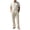 White, variant on SOOMLON Beach Outfits for Men Big and Tall Collared Button up Shirts Drawstring Pants with Pockets 2 Piece Vacation Sets