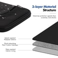 thumbnail image 4 of Funda de transporte para tableta MoKo de 12,9 pulgadas, negra, 4 of 7