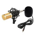 thumbnail image 2 of Micrófono Condensador Gloria Gran Diafragma Sonido Cables XLR 1x Montaje de Choque, 2 of 8