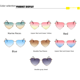 thumbnail image 5 of Gafas de sol retro de metal con forma de corazón y corazón de melocotón, gafas divertidas para hombres y mujeres, gafas de sol de amor, gafas de sol con forma de corazón, 5 of 5