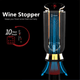 thumbnail image 6 of TRIOVINO Electric Wine Aerator — 3-in-1 Luxurious Wine Dispenser, Preserver and Aerator for Improving Taste,  Enhancing Aroma and Wine Preservation, Wine Gifts for Women Men (Gold) By LINKSTYLE, 6 of 14