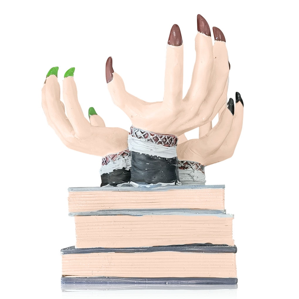 Dido Halloween Witch Hands Snack Bowls Stand Rack Resin Art Craft