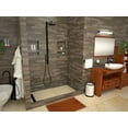 thumbnail image 5 of Tile Redi Rt3648l-Pvc Redi Trench 48" X 36" Rectangular Shower Base - Chrome, 5 of 7