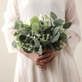 thumbnail image 3 of Simulate  Eucalyptus  Leaf Artificial Greenery Holiday Greens DIY Christmas  Decor, 3 of 8