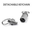 thumbnail image 2 of Titanium Quick Release Keychain,Detachable Key Ring Pull Apart Keychain,Key Holder Accessory for Bag/Purse/Belt, 2 of 5