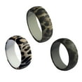 thumbnail image 3 of jesticaly 3Pcs Leopard Pattern licone Rubber Wedding Party Rings Mens US ze 8, 3 of 6