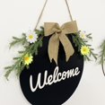 thumbnail image 3 of CNKOO Rustic Wooden Welcome Sign   Wood Hanging Welcome Sign - Farmhouse Elegance, 3 of 6