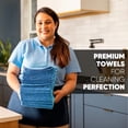 thumbnail image 3 of 12" x 12" MW Pro Multi-Surface Microfiber Cleaning Cloths | Blue - 12 Pack | Premium Microfiber Towels for Cleaning Glass, Kitchens, Bathrooms, Automotive, Supplies & Products, 3 of 3
