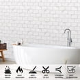 thumbnail image 3 of Peel and Stick Backsplash Tiles - 10-Sheet Pack, 12" x 12" Subway 3D Wall Panels, Easy Installation, 3 of 8
