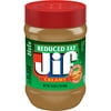 Jif Reduced Fat Creamy Peanut Butter Spread - 60% Peanuts, 16 Ounces
