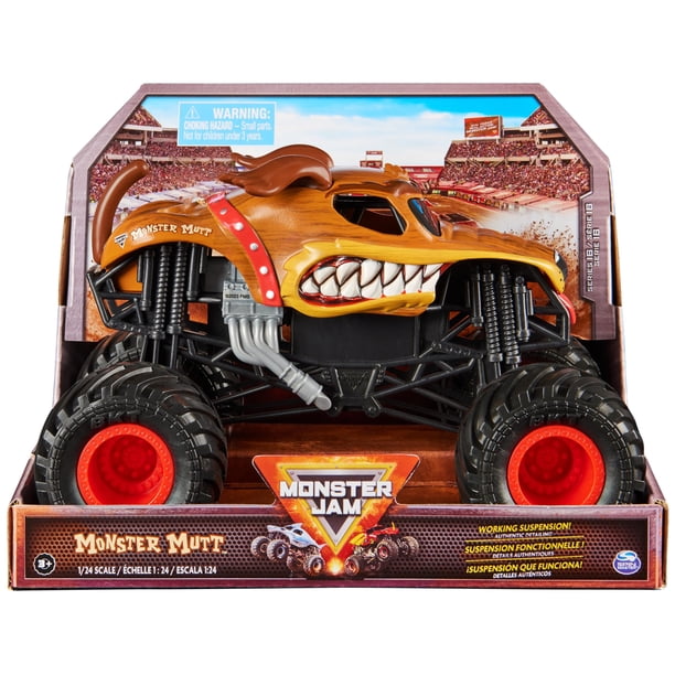 Toy Monster Truck Monster Jam Monster Mutt Dalmatian 1:24