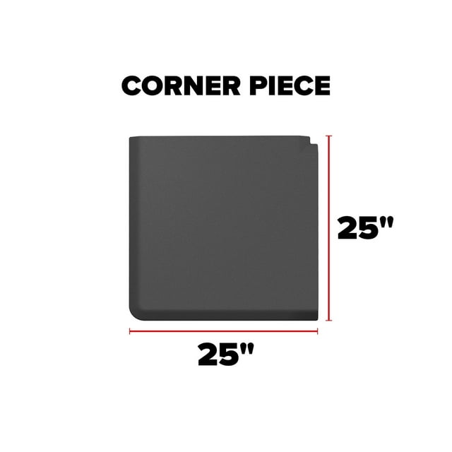 WeatherTech ComfortMat Connect, 24 by 36 Inches Anti-Fatigue End Mats, Woven Pattern, Black - Set of 2