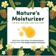 HobaCare Jojoba Oil 32oz, 100% Pure | Natural Cold Pressed Unrefined Multi-Purpose Oil for Hair, Face and Body