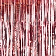 thumbnail image 3 of SAYFUT 1 Pairs Rain Curtain Pull Flower Party Background Foil Curtain Rose Gold PiSAYFUT Rain, 3 of 3