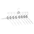 thumbnail image 2 of Perchas plegables de plástico antideslizantes, multifuncionales, portátiles, para viajes, para secar ropa, abrigos, camisas y zapatos., 2 of 14