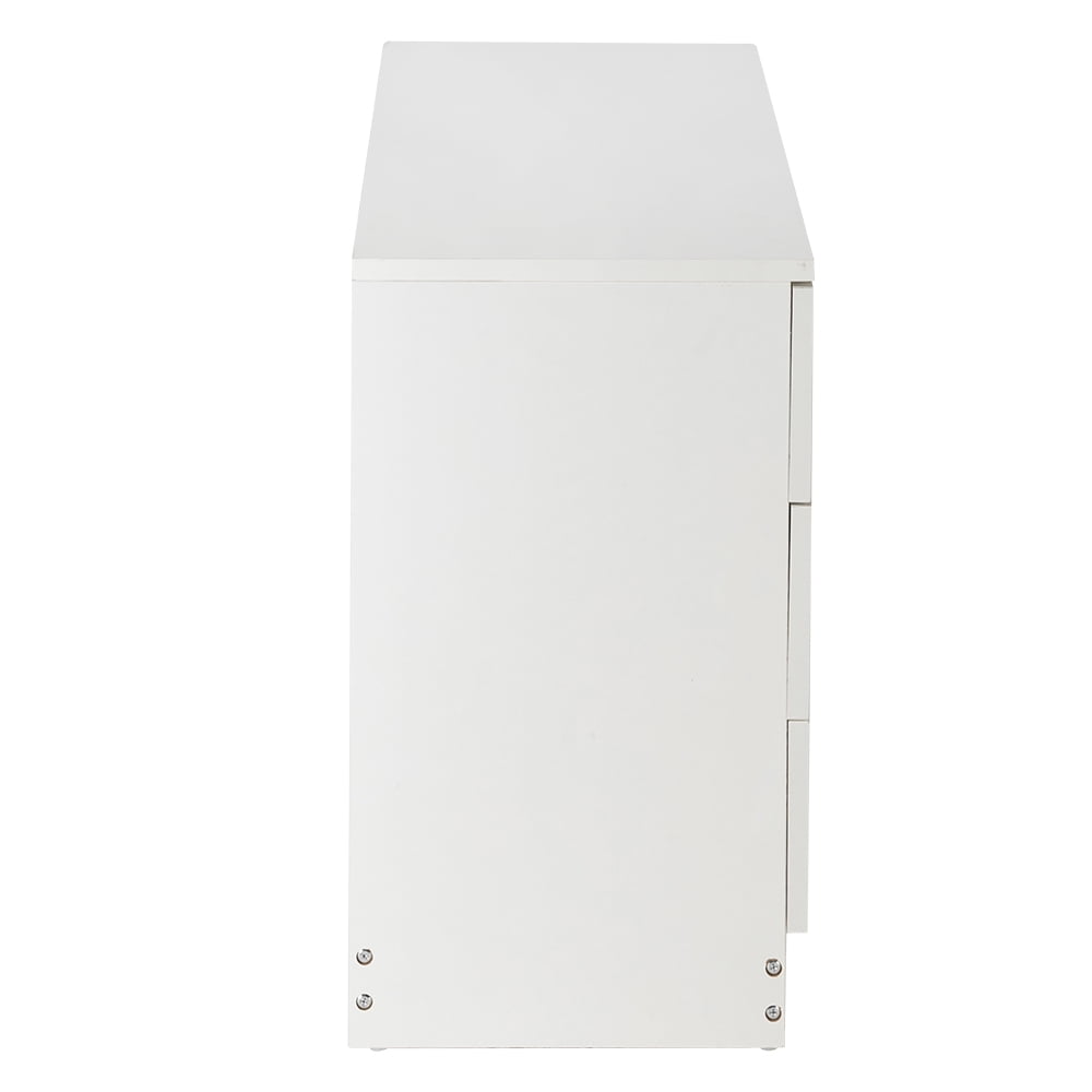 3-Drawer Dresser White