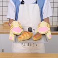 thumbnail image 2 of Gants de Four Résistants à la Chaleur en Polyester pour Cuisine, Gants de Four Isolés Protecteurs, Gants de Cuisson Robustes, 2 of 3