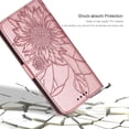 thumbnail image 5 of Wallet Case for Samsung Galaxy S23 Case with Card Holder,Sunflower Pattern Leather Phone Case with Kickstand Magnetic Shockproof Cover for Samsung Galaxy S23 Rose Gold Sunflower, 5 of 11