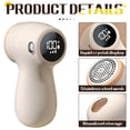 thumbnail image 2 of Portable Rechargeable Lint Shaver, LED Display, 2 Cutters - Type C, Cleaning Brush - For Clothes/Sofas, 3 Safety Protections, 2 of 6