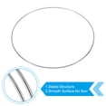 thumbnail image 3 of Uxcell 10pcs Dream Catcher Rings, Metal Macrame Wreath Floral Hoop Silver Tone 8 in, 3 of 6