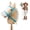Beige, variant on HollyHOME 36 Inch Stick Horse Handcrafted Hobby Horse with Wooden Handles Real Pony Neighing and Galloping Sounds Pretend Play for Kids Dark Brown