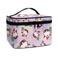 thumbnail image 2 of HELLHERO Polyester Small Makeup Bag Portable Hanging Organizer Santa Claus Christmas tree Mom, 2 of 6
