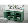 thumbnail image 2 of Elegant Lighting Vf10160dab Danville 60" Free Standing Double Basin Vanity Set - Off White, 2 of 7