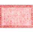 thumbnail image 1 of Ahgly Company Machine Washable Indoor Rectangle Abstract Red Modern Area Rugs, 8' x 12', 1 of 4
