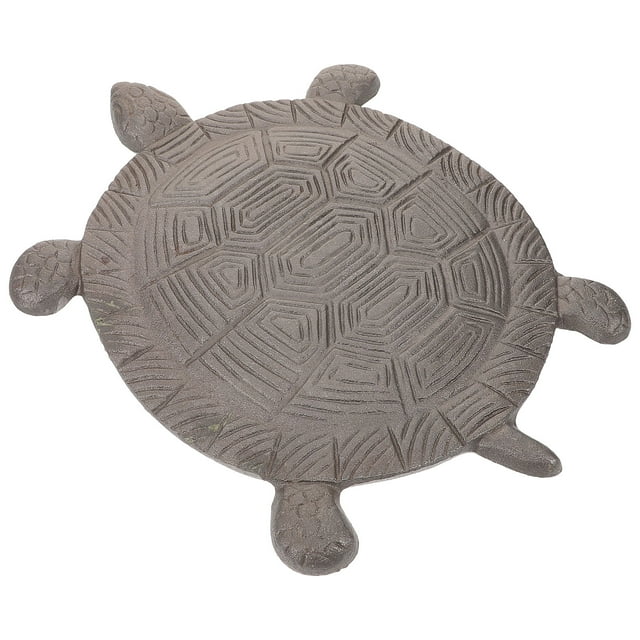 Luxshiny Stepping Stone Turtle Iron Outdoor Space Decorative for Garden 1Pack