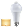 LED 9W E27 B22 PIR Motion Sensor Globe Bulb Auto ON/OFF Light Saving