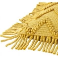thumbnail image 3 of Surya Hylia HYL-001 20 x 20" Square Cotton Pillow Cover in Mustard Yellow/Tan, 3 of 5