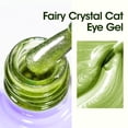 thumbnail image 3 of Gellen Cat Eye Gel Nail Polish, 18ml Gel Polish with Magnet Stick, Magnetic Shimmer Glitter Holographic Nail Polish Soak Off LED Gel for Nail Art DIY, Lime Green, 3 of 9