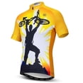 thumbnail image 5 of Maillot de ciclismo para hombre, maillot de bicicleta de montaña, camisetas de bicicleta de montaña profesionales, camisetas de manga corta para carretera, ropa de ciclismo, ropa de carreras negra, 5 of 5