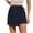 Navy, variant on Kilaqueen Women's Wrap Skort with Tie Waist, High Waisted A Line Mini Skirt Shorts for Golf, Tennis, Travel, Parties and Casual Summer Outfits