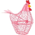 thumbnail image 2 of Vintage Wire Hen On Nest Dish with Lid, Hen On Nest Wire Dish, Large Pedestal Candy Bowl Chicken Candy Dish, Colorful Wire Cookie Jar for Snacks Dessert Cookies, Home Kichen Tabletop Decor, Metal S, 2 of 6