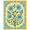 Yellow, Pattern 1, variant on ODIKA 4'x6' Machine Washable Non-Slip Area Rug, Vintage Botanical Garden Motif With Decorative Scroll Embellishment High Traffic Rug, Yellow, 522443